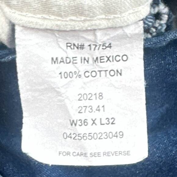 VTG KEY Bib Overalls 36x29 Denim Work Farm Trucker Hipster Hip Hop USA 90s Y2K - Picture 10 of 15